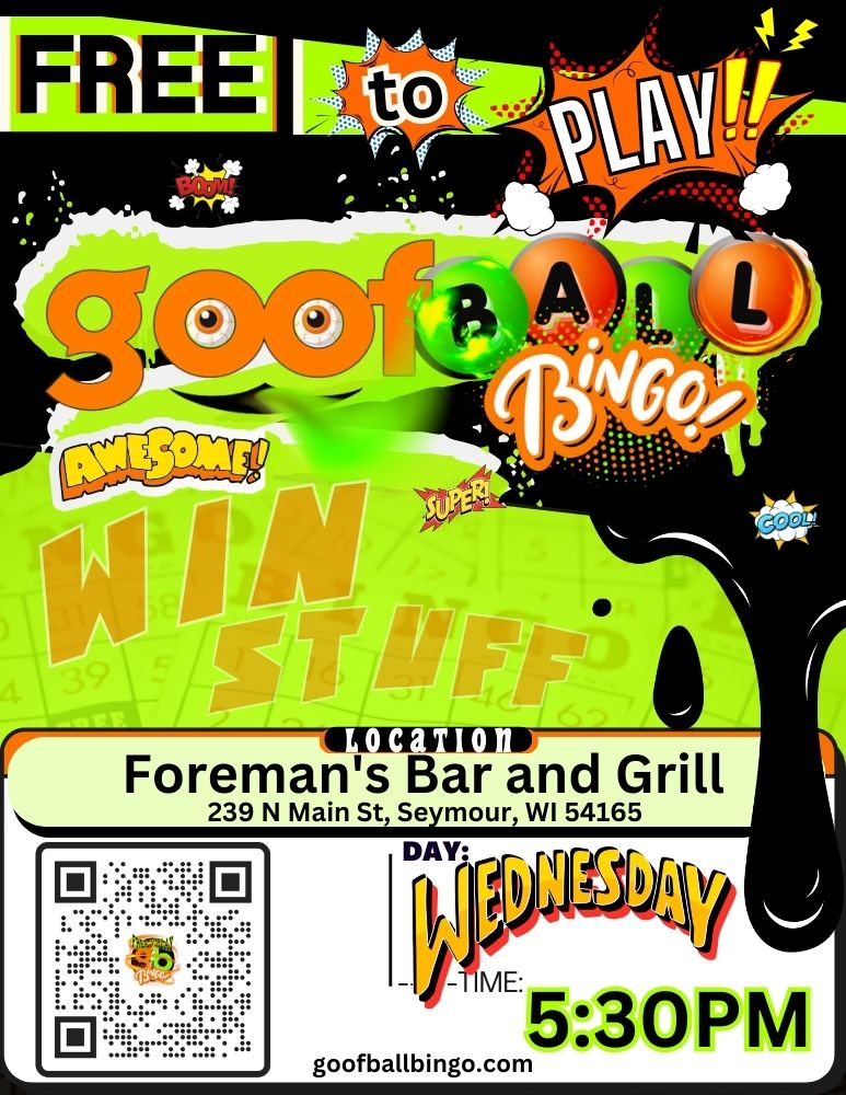 Bingo at Foreman's Bar and Grill