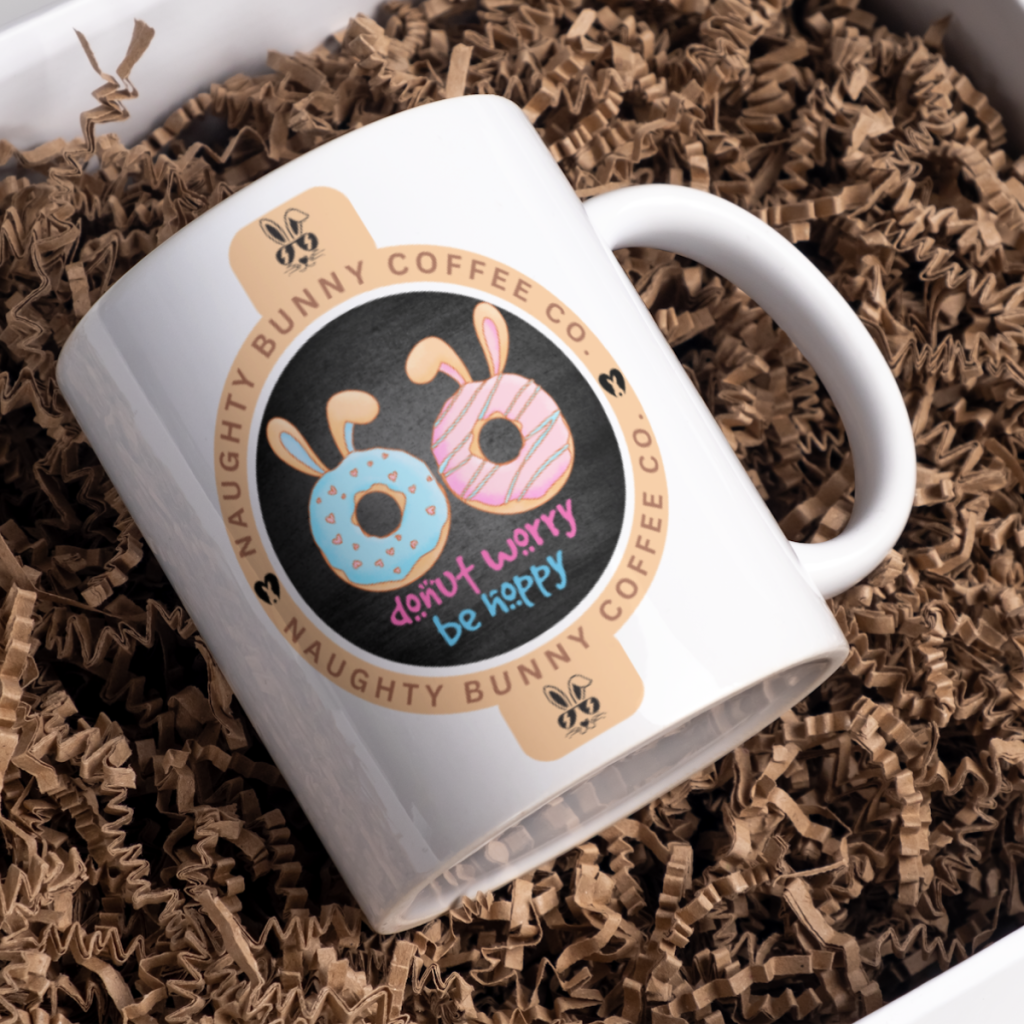 Donut Worry Be Happy 15oz. Mug