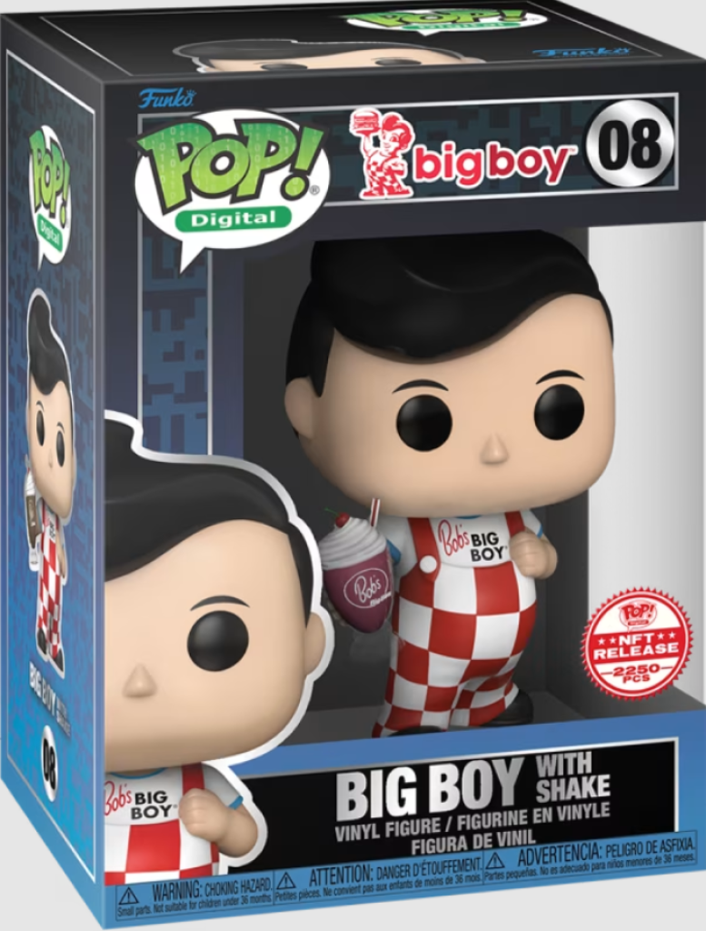 Big Boy with Shake 08 Funko Pop NFT Legendary