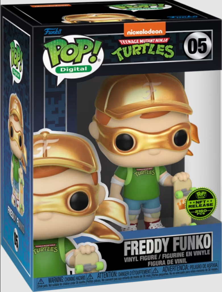 Freddy Funko 06 TMNT Funko Pop NFT Royalty