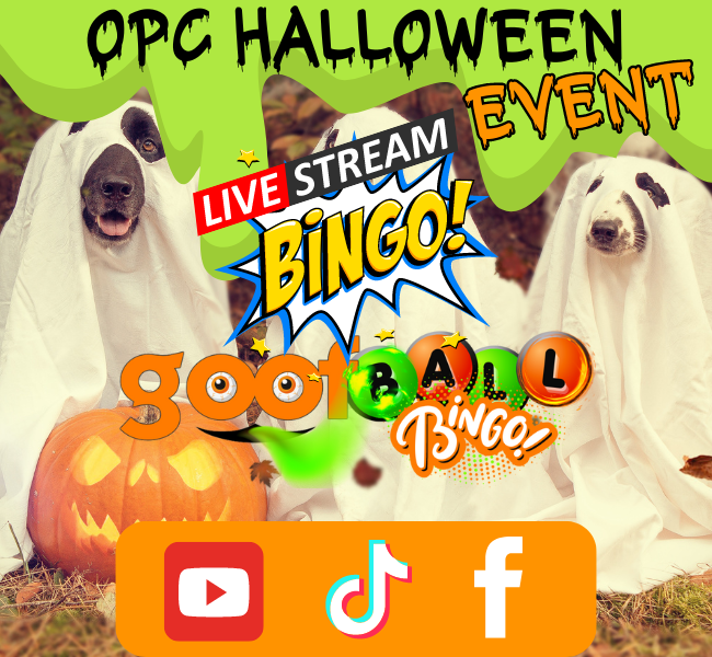 OPC Halloween Online Bingo Event