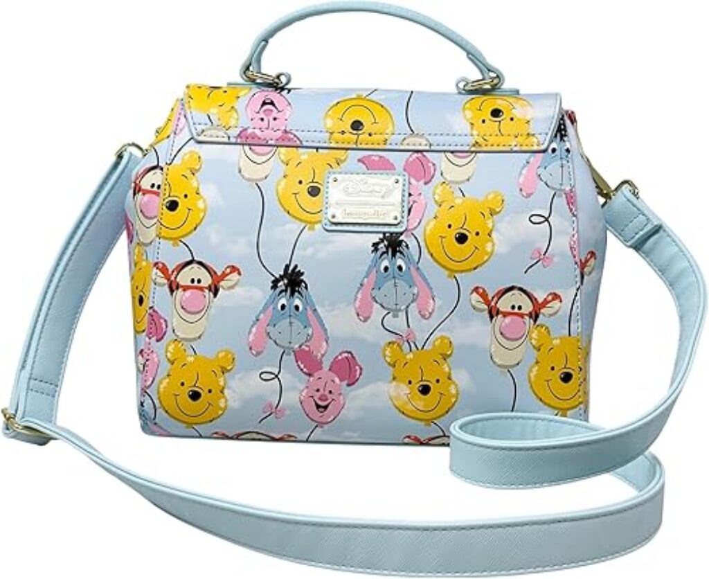 Loungefly Disney Pooh Balloons with Friends Crossbody Bag Purse
