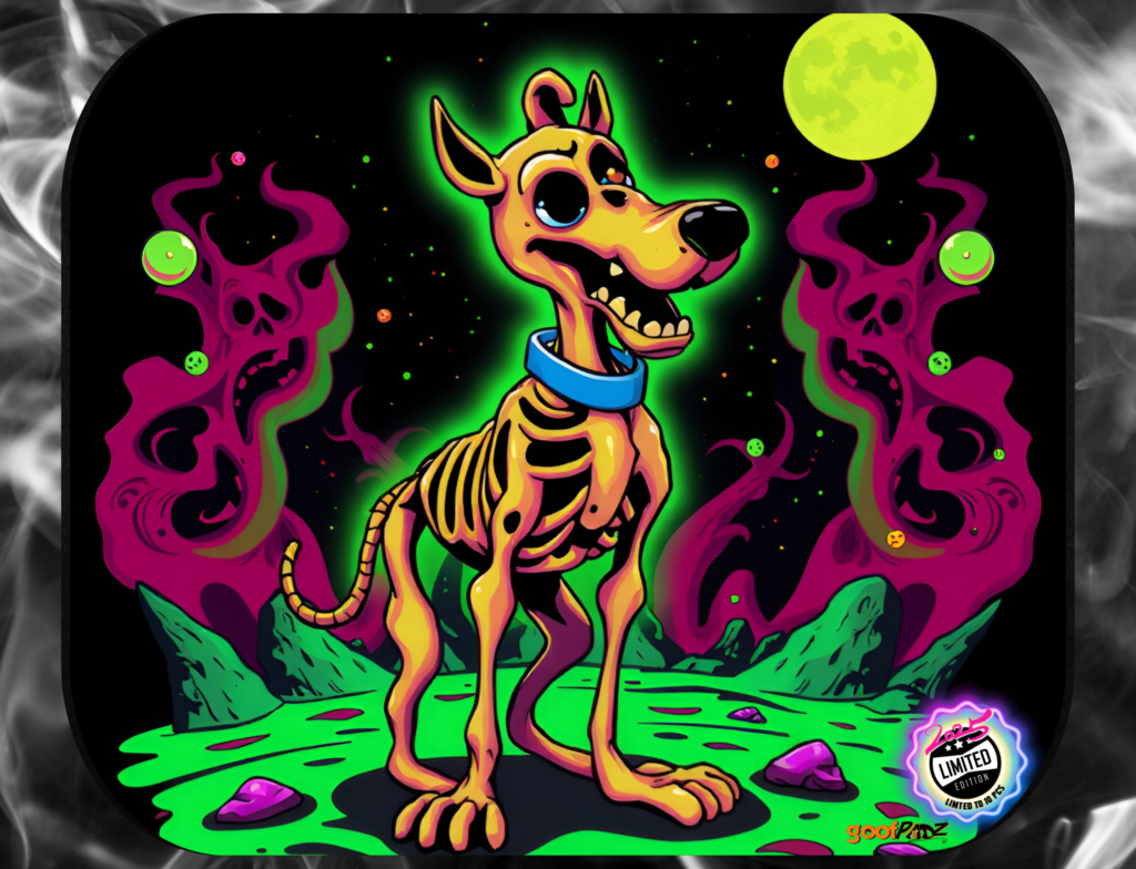 Goofpadz 'Zombie Dawg' LE10 - 3-in-1 Glass Mat, Dab Mat & Mouse Pad