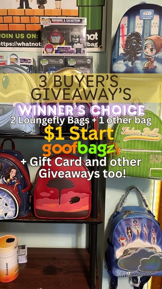 $1 Starts on Goofbags + Giveaways (2 LF + more)