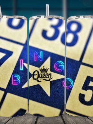 Bingo Queen 20oz. Skinny Tumbler