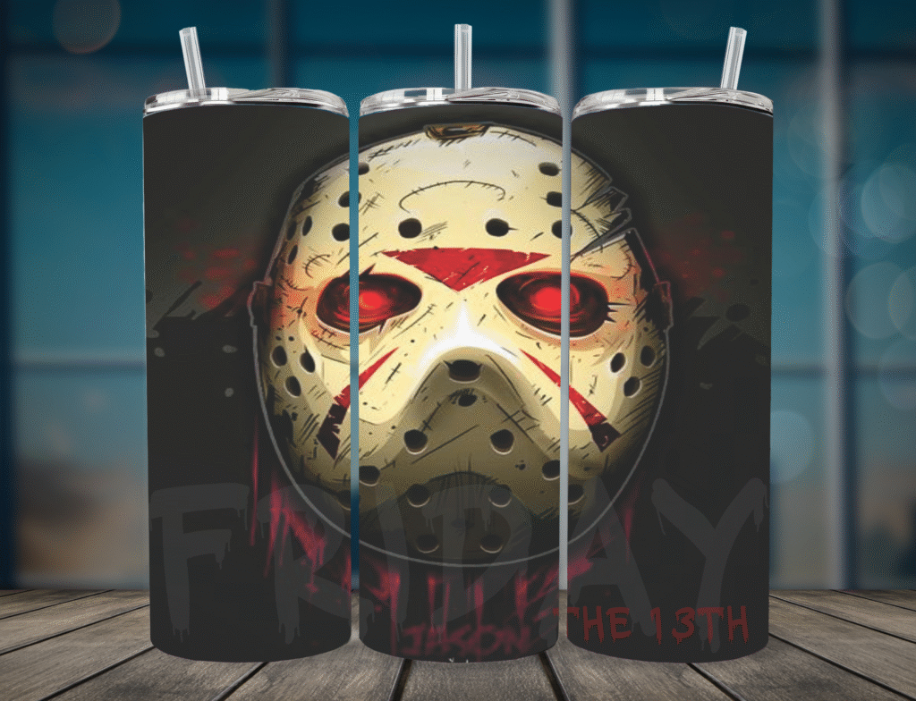 Jays Mask - 20oz Halloween Horror Tumbler