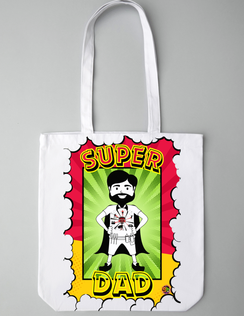 Super-Dad Tote Bag – Exclusive Father’s Day Design