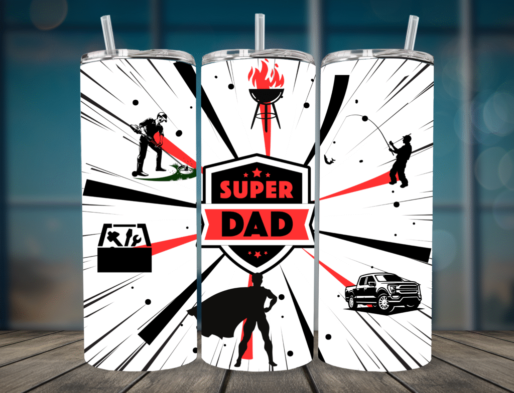 Super Dad 20oz. Skinny Tumbler