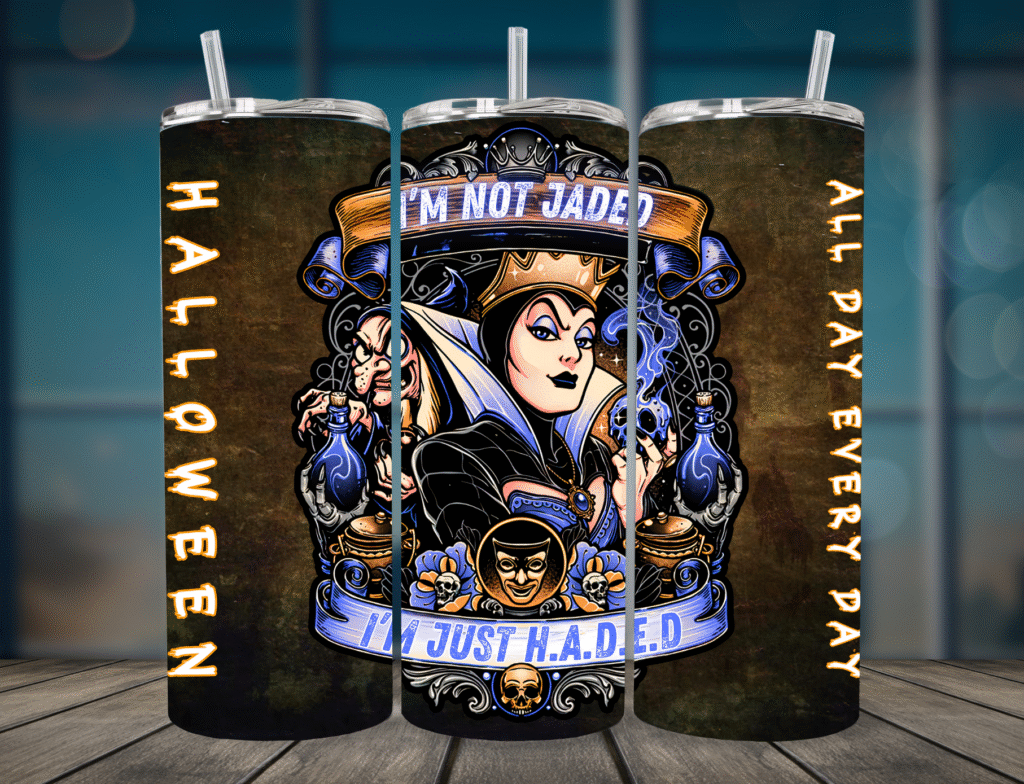 I'm not jaded, I'm just HADED - 20oz Halloween Tumbler