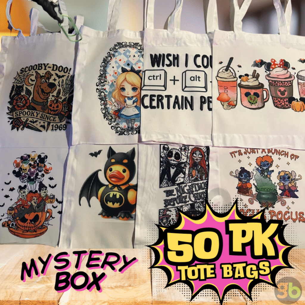 Mystery Box of 50 Tote Bags