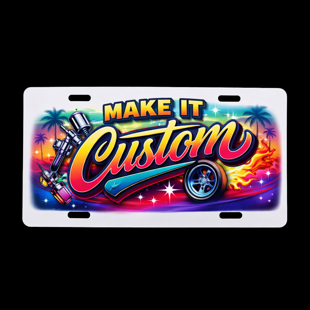 Create a Custom Novelty Metal License Plate